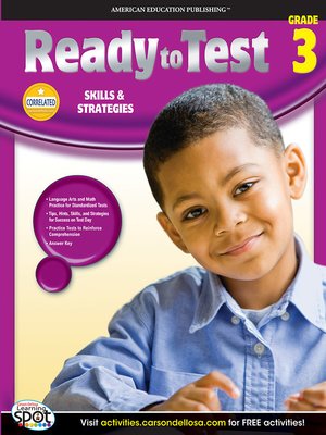 cover image of Ready to Test, Grade 3